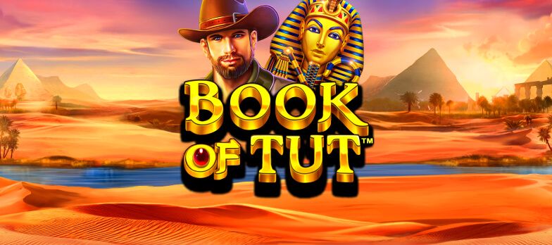 Book of Tut slot game Ancient Games Adventure slots John Hunter slot series MrQ online casino sunset graphics real money bets pharaoh 